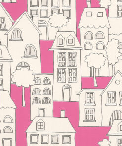 giấy dán tường bé gái