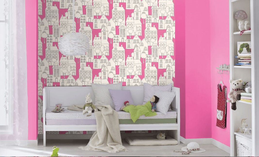 Giấy Dán Tường Trẻ Em - Phòng Cho Bé Gái BG-2060