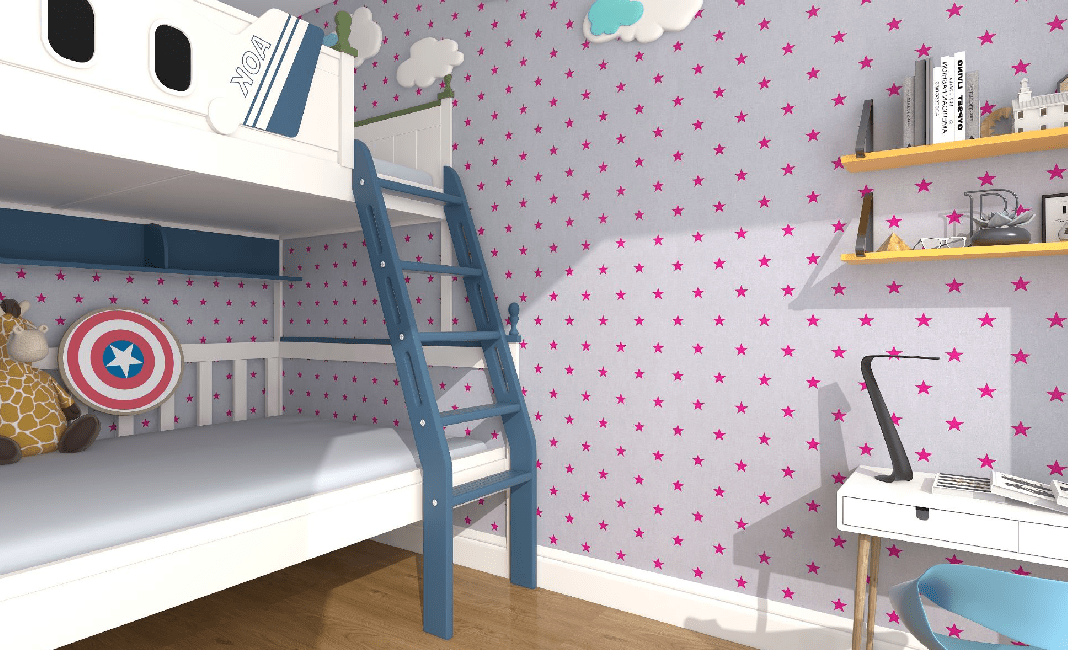 Giấy Dán Tường Trẻ Em - Phòng Cho Bé Gái BG-2067