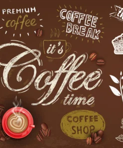 Tranh Dán Tường coffee