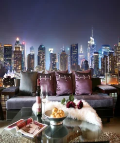 Tranh Dán Tường Thành Phố Hiện Đại