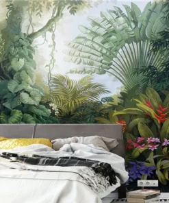 Tranh Sơn Dầu Dán Tường Bầu Trời Cầu Vồng